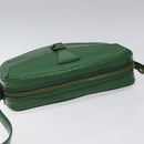 LOUIS VUITTON Epi Jeune Fille MM Shoulder Bag Green M52154 LV Auth BD827-6