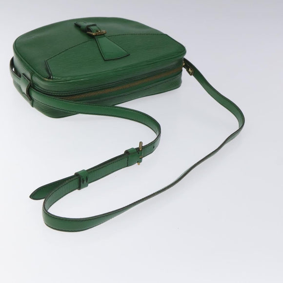 LOUIS VUITTON Epi Jeune Fille MM Shoulder Bag Green M52154 LV Auth BD827