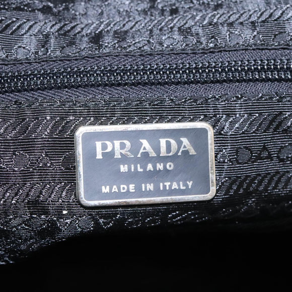 PRADA Shoulder Bag Nylon Beige Auth BD834