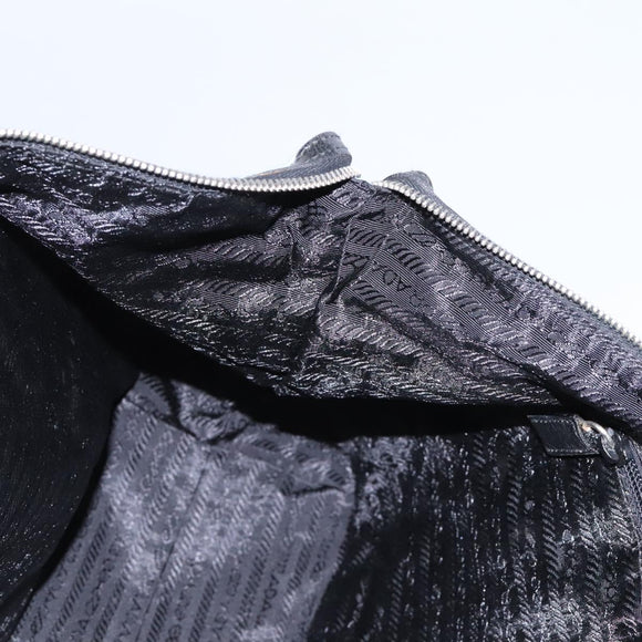 PRADA Shoulder Bag Nylon Beige Auth BD834