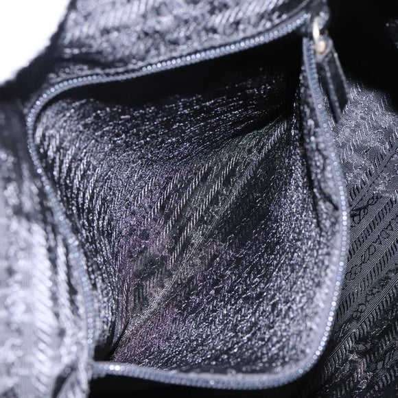 PRADA Shoulder Bag Nylon Beige Auth BD834