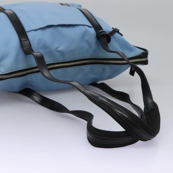 PRADA Shoulder Bag Nylon Beige Auth BD834