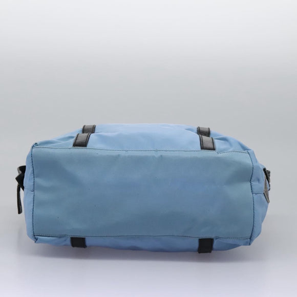 PRADA Shoulder Bag Nylon Beige Auth BD834