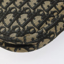 Christian Dior Trotter Canvas Shoulder Bag Navy Auth BD835-12