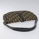 Christian Dior Trotter Canvas Shoulder Bag Navy Auth BD835-7