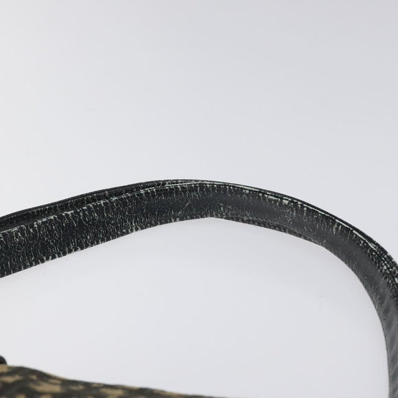 Christian Dior Trotter Canvas Shoulder Bag Navy Auth BD835