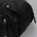 Salvatore Ferragamo Shoulder Bag Leather Black Auth BD836-15