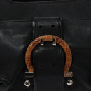 Salvatore Ferragamo Shoulder Bag Leather Black Auth BD836-18