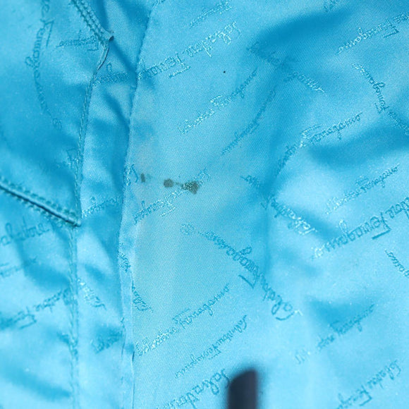 Salvatore Ferragamo Shoulder Bag Leather Black Auth BD836