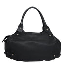 Salvatore Ferragamo Shoulder Bag Leather Black Auth BD836-2