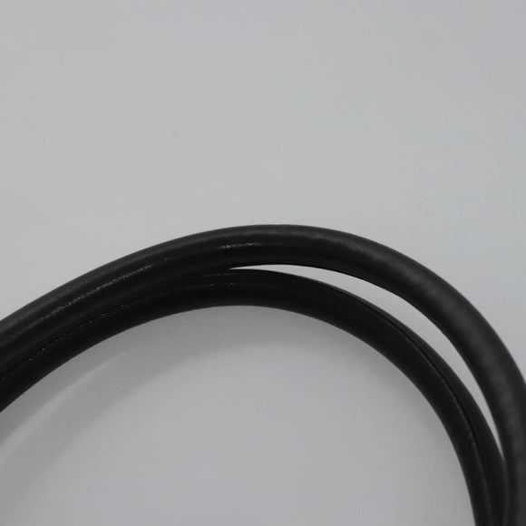 Salvatore Ferragamo Shoulder Bag Leather Black Auth BD836