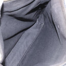 CELINE Macadam Canvas Tote Bag PVC Leather Black Auth BD844-16