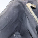 CELINE Macadam Canvas Tote Bag PVC Leather Black Auth BD844-18