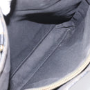 CELINE Macadam Canvas Tote Bag PVC Leather Black Auth BD844-20