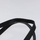 CELINE Macadam Canvas Tote Bag PVC Leather Black Auth BD844-8