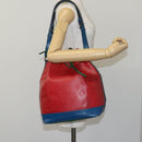 LOUIS VUITTON Epi Toriko Color Noe Bag Red Blue Green M44084 LV Auth BD854-22