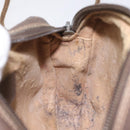 GUCCI GG Supreme Web Sherry Line Shoulder Bag PVC Beige 156 02 066 Auth BD867-11