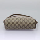 GUCCI GG Supreme Web Sherry Line Shoulder Bag PVC Beige 56 02 087 Auth BD868-5