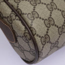 GUCCI GG Supreme Web Sherry Line Shoulder Bag PVC Beige 56 02 087 Auth BD868-14