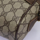 GUCCI GG Supreme Web Sherry Line Shoulder Bag PVC Beige 56 02 087 Auth BD868-12