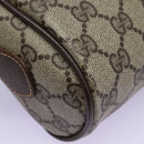 GUCCI GG Supreme Web Sherry Line Shoulder Bag PVC Beige 56 02 087 Auth BD868-13