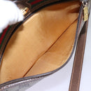 GUCCI GG Supreme Web Sherry Line Shoulder Bag PVC Beige 56 02 087 Auth BD868-17