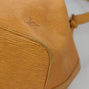 LOUIS VUITTON Epi Petit Noe Shoulder Bag Yellow M44109 LV Auth BD877-11