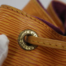 LOUIS VUITTON Epi Petit Noe Shoulder Bag Yellow M44109 LV Auth BD877-14