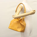 LOUIS VUITTON Epi Petit Noe Shoulder Bag Yellow M44109 LV Auth BD877-21