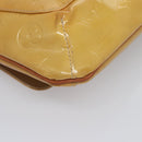 LOUIS VUITTON Monogram Vernis Thompson Street Bag Beige M91301 LV Auth BD879-16