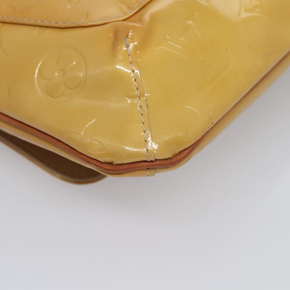 LOUIS VUITTON Monogram Vernis Thompson Street Bag Beige M91301 LV Auth BD879