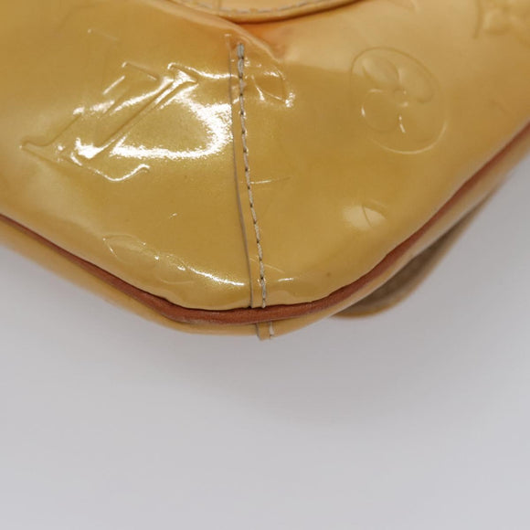 LOUIS VUITTON Monogram Vernis Thompson Street Bag Beige M91301 LV Auth BD879