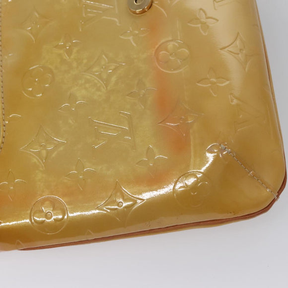 LOUIS VUITTON Monogram Vernis Thompson Street Bag Beige M91301 LV Auth BD879