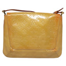 LOUIS VUITTON Monogram Vernis Thompson Street Bag Beige M91301 LV Auth BD879-2