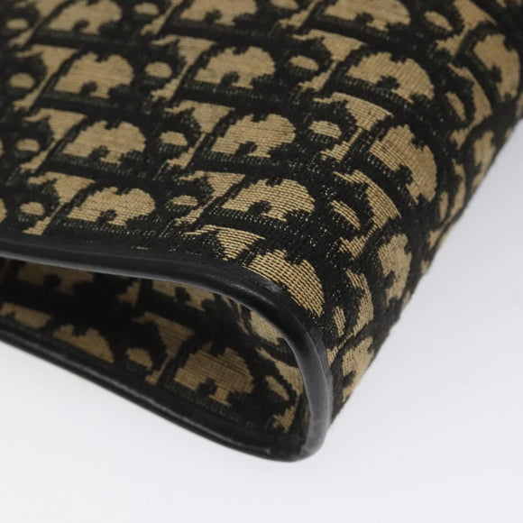 Christian Dior Trotter Canvas Shoulder Bag Navy Auth BD892