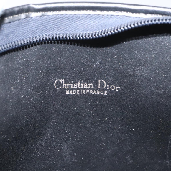 Christian Dior Trotter Canvas Shoulder Bag Navy Auth BD892