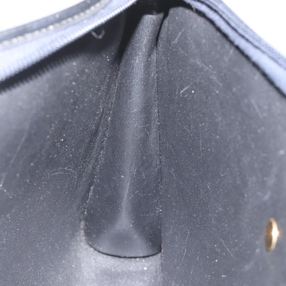 Christian Dior Trotter Canvas Shoulder Bag Navy Auth BD892