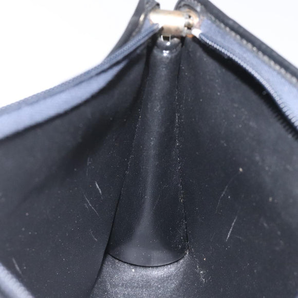 Christian Dior Trotter Canvas Shoulder Bag Navy Auth BD892