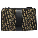 Christian Dior Trotter Canvas Shoulder Bag Navy Auth BD892-2