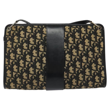 Christian Dior Trotter Canvas Shoulder Bag Navy Auth BD892 - 0