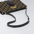 Christian Dior Trotter Canvas Shoulder Bag Navy Auth BD892-7