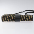 Christian Dior Trotter Canvas Shoulder Bag Navy Auth BD892-5