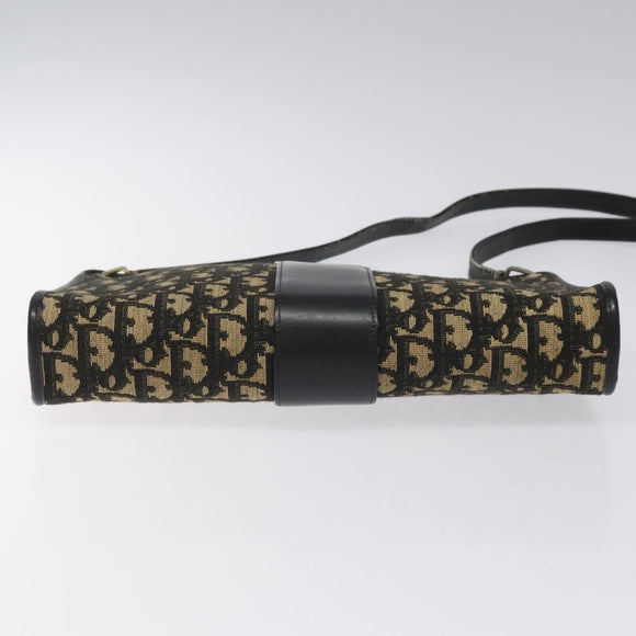 Christian Dior Trotter Canvas Shoulder Bag Navy Auth BD892