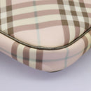 BURBERRY Nova Check Tote Bag PVC Pink Auth BD898-12