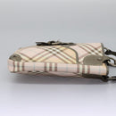 BURBERRY Nova Check Tote Bag PVC Pink Auth BD898-5