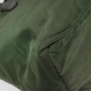 PRADA Tote Bag Nylon Khaki Gold Auth BD900-16