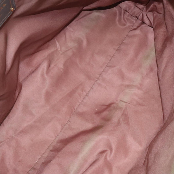 PRADA Tote Bag Nylon Khaki Gold Auth BD900