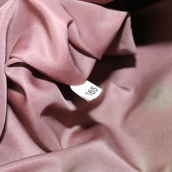 PRADA Tote Bag Nylon Khaki Gold Auth BD900