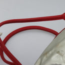 LOEWE Anagram Backpack PVC Leather Silver Auth BD905-14