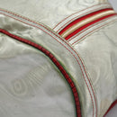 LOEWE Anagram Backpack PVC Leather Silver Auth BD905-16